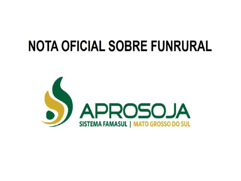 Nota Oficial sobre Funrural Nota Oficial sobre Funrural