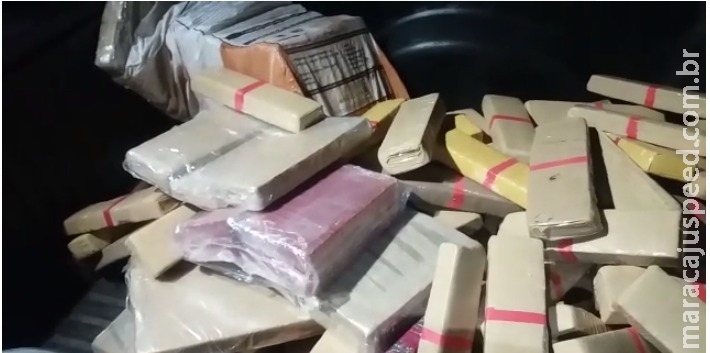 Polícia apreende 1,1 tonelada de maconha em veículo na saída para São Paulo