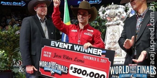 Revelação do ano nos rodeios, campeão em Las Vegas é de MS Revelação do ano nos rodeios, campeão em Las Vegas é de MS