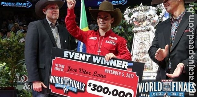 Revelação do ano nos rodeios, campeão em Las Vegas é de MS