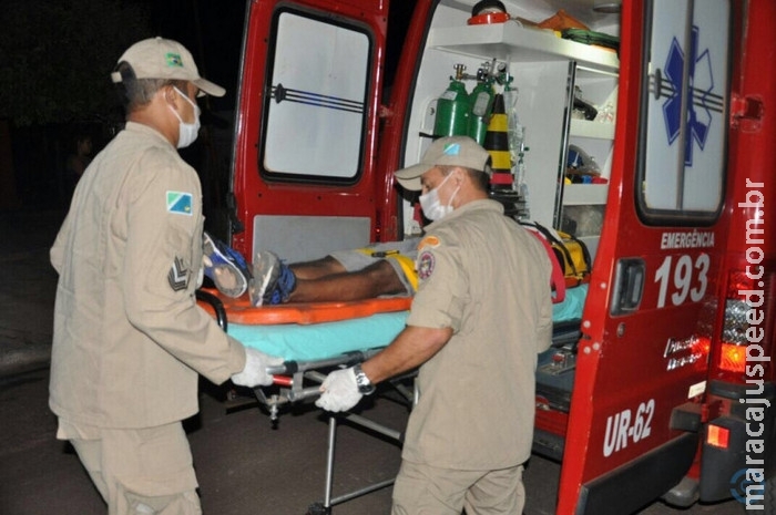 Após agressão, homem vai parar no hospital com afundamento de crânio