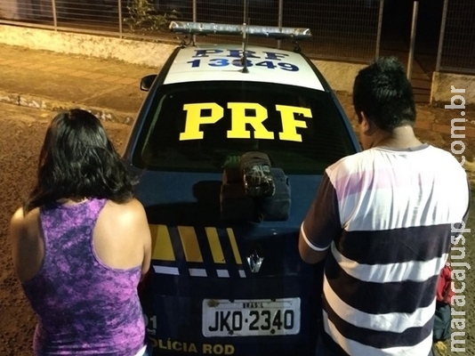Casal é preso com cocaína escondida dentro de ônibus na BR-262