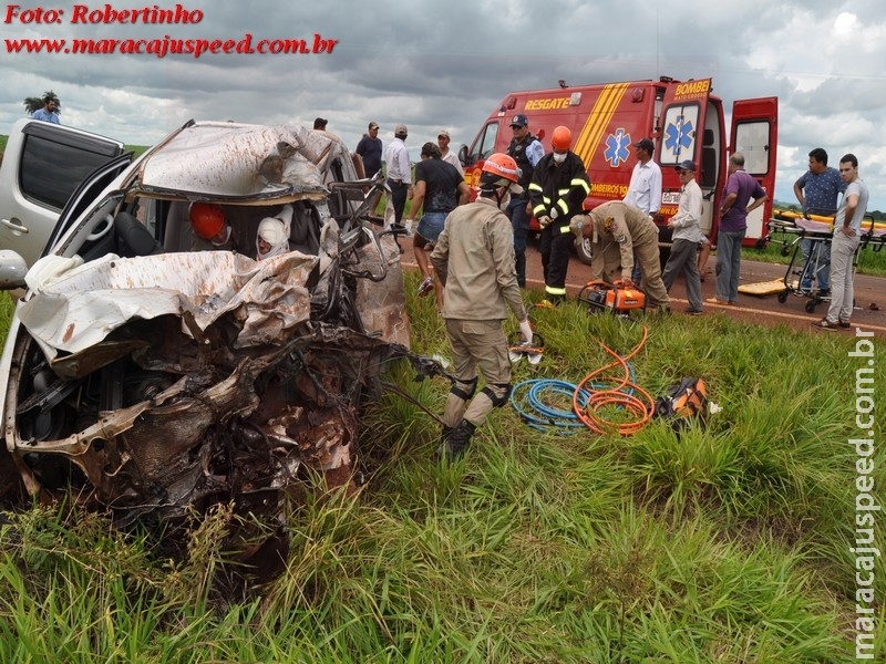 Maracaju: Colisão entre Hilux e Carreta Bitrem resulta em morte de motorista na BR-267