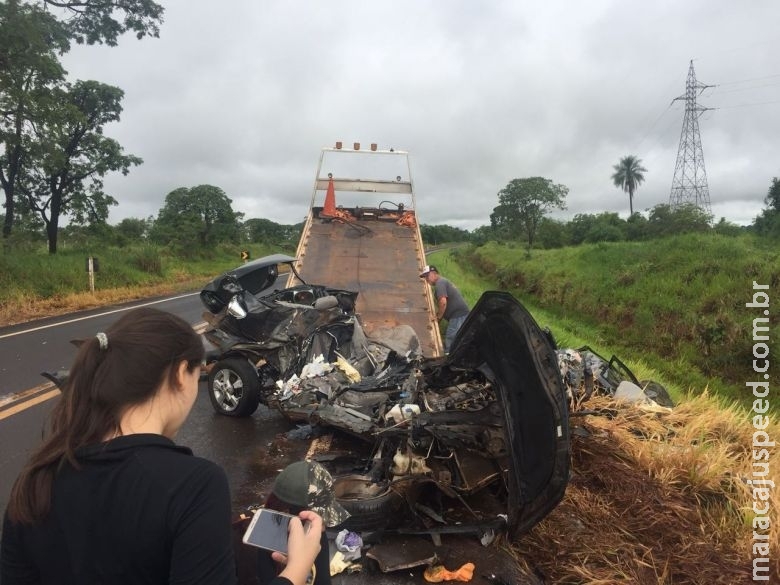 Irmã e cunhado de vereador morrem em acidente na BR-267