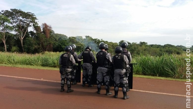 Mandado de reintegração de posse despeja indígenas em Dourados