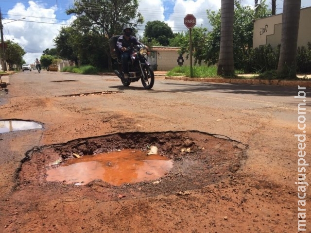 No Vilas Boas, rua sintetiza a buraqueira que atinge Campo Grande