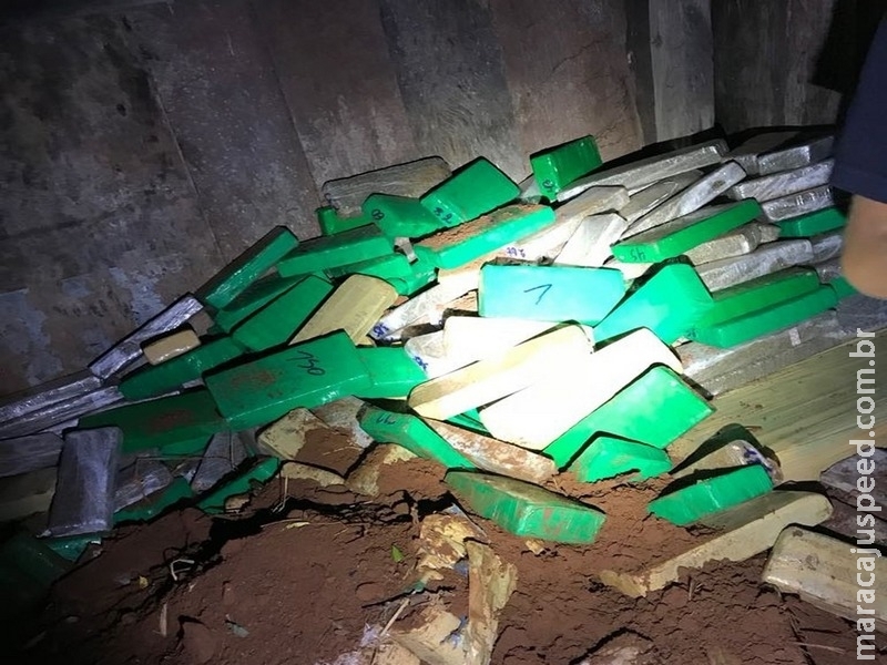 Polícia descobre bunker para armazenar 6 t de drogas