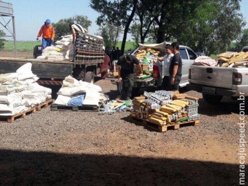 Polícia faz sétima incineração do ano e destrói 15 toneladas de drogas