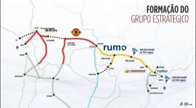 Projeto de ferrovia que vai ligar MS à Bolívia será apresentado nesta terça