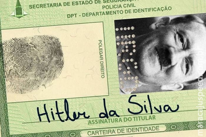 Temos 188 Hitlers, 387 Rihannas e 165 Maradonas registrados no Brasil, diz IBGE Temos 188 Hitlers, 387 Rihannas e 165 Maradonas registrados no Brasil, diz IBGE