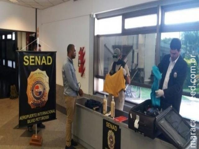 Brasileiro é preso tentando embarcar com droga em aeroporto no Paraguai