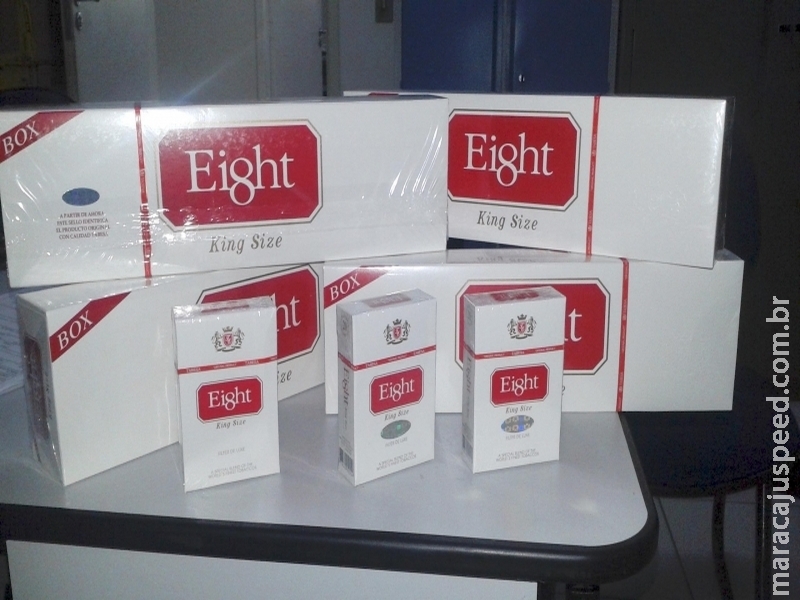 Contrabando de cigarros bateu recorde em 2017 e marca Eight foi a mais vendida em MS
