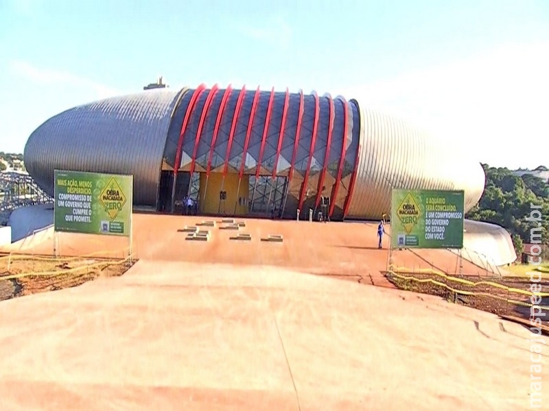 Governo de MS contrata duas empresas por R$ 38,7 milhões para concluir o Aquário do Pantanal Governo de MS contrata duas empresas por R$ 38,7 milhões para concluir o Aquário do Pantanal