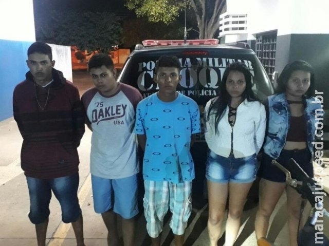 Grupo é preso durante churrasco para festejar roubos de celulares