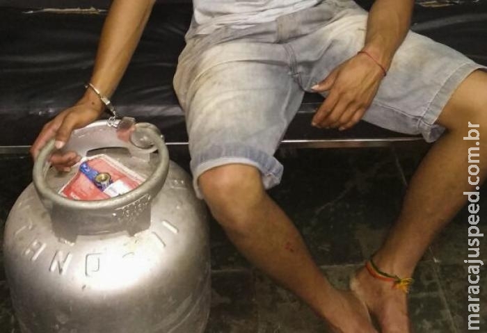 Jovem é preso após comprar botijão de gás por R$ 30 na Capital