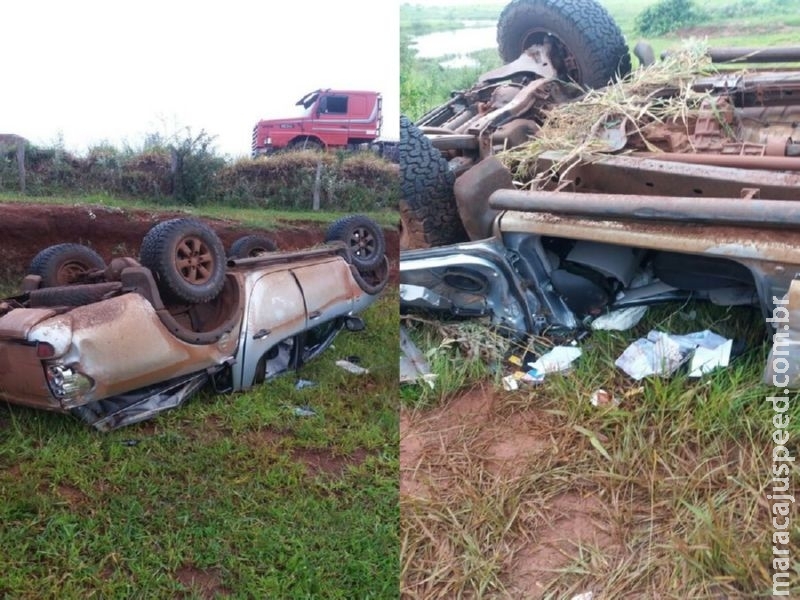 Maracaju: Jovem morre em capotamento na MS-382 e mais duas vítimas ficam feridas Maracaju: Jovem morre em capotamento na MS-382 e mais duas vítimas ficam feridas