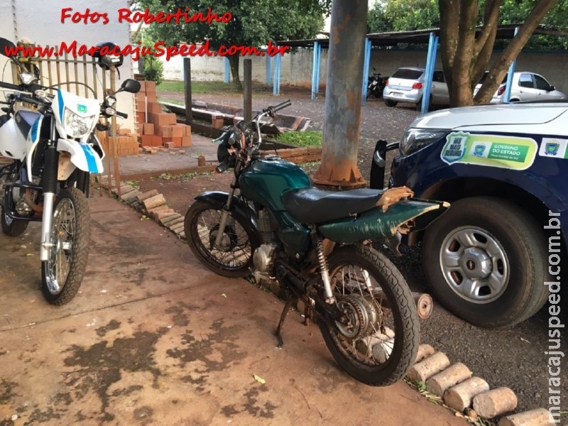 Maracaju: Motociclista empreende fuga ao avistar viatura policial, é perseguido e sofre queda