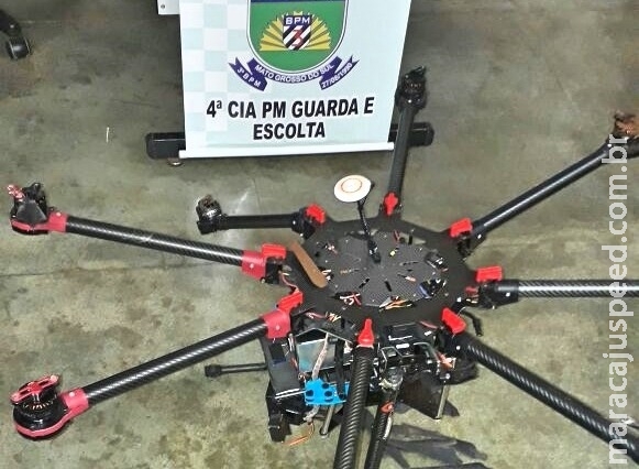 Polícia abate drone tentando levar drogas na PED
