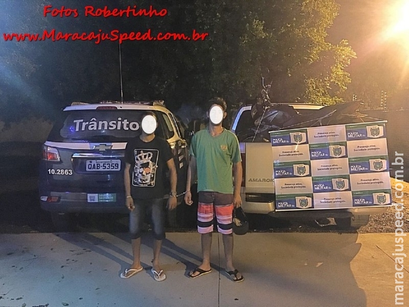 Polícia Militar de Maracaju prende em flagrante autores de assalto ocorrido na cidade de Itaporã Polícia Militar de Maracaju prende em flagrante autores de assalto ocorrido na cidade de Itaporã