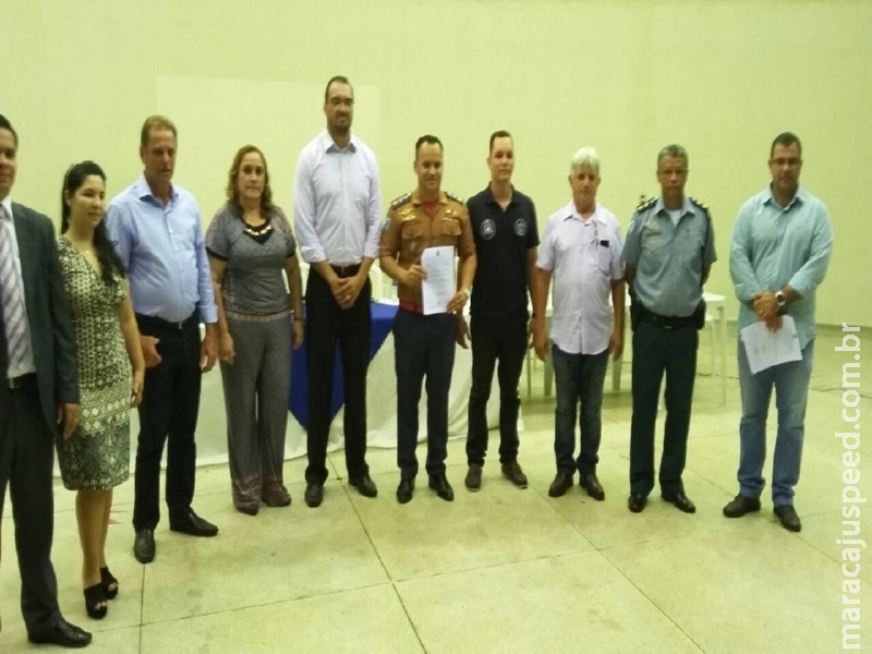 Prefeitura de Maracaju e Consema firmam convênio em prol de autarquias de segurança pública Prefeitura de Maracaju e Consema firmam convênio em prol de autarquias de segurança pública