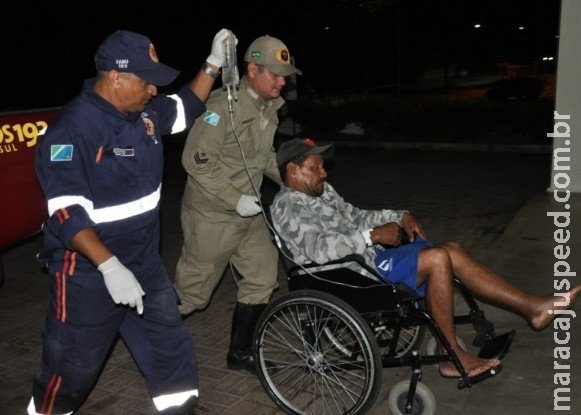 Trabalhador rural picado por cobra jararaca é socorrido em estado grave Trabalhador rural picado por cobra jararaca é socorrido em estado grave