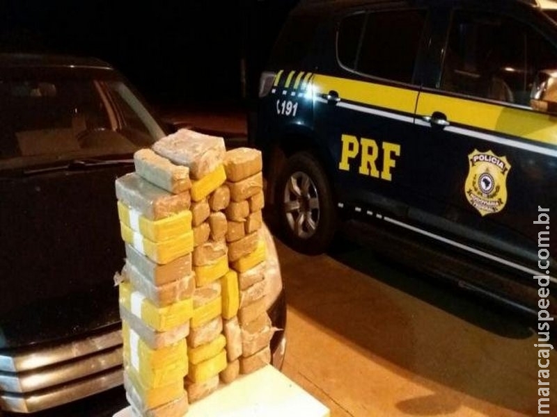 Traficante de 23 anos é preso com R$ 1 milhão em cocaína na BR-262