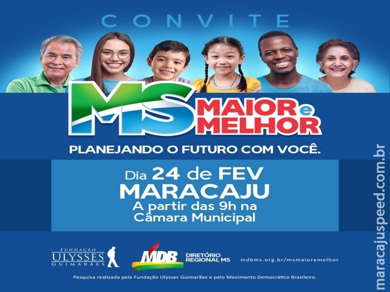 Maracaju receberá evento político no próximo sábado (24), venha participar