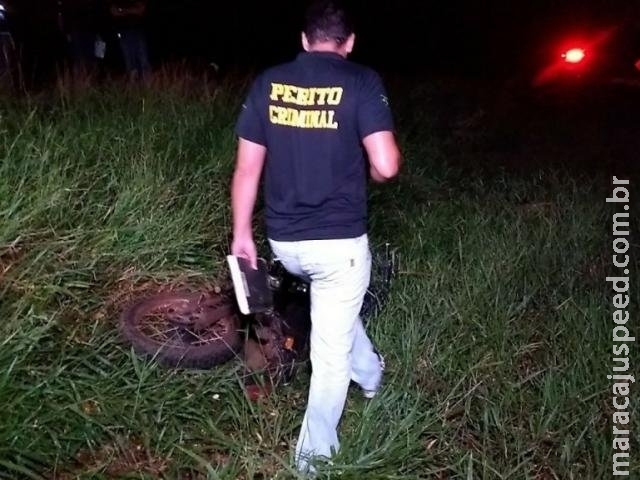 Motociclista morre após colisão com caminhão na MS-162 Motociclista morre após colisão com caminhão na MS-162