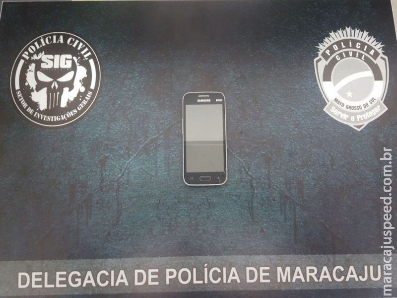 Polícia Civil de Maracaju apreende adolescente e recupera celular furtado