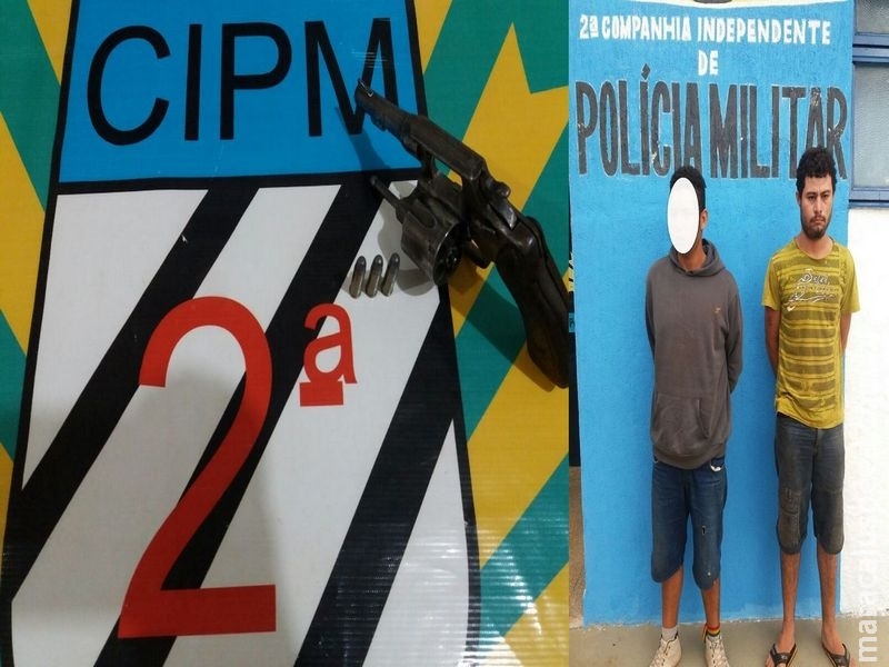Polícia Militar de Maracaju apreende adolescente por porte ilegal de arma de fogo Polícia Militar de Maracaju apreende adolescente por porte ilegal de arma de fogo