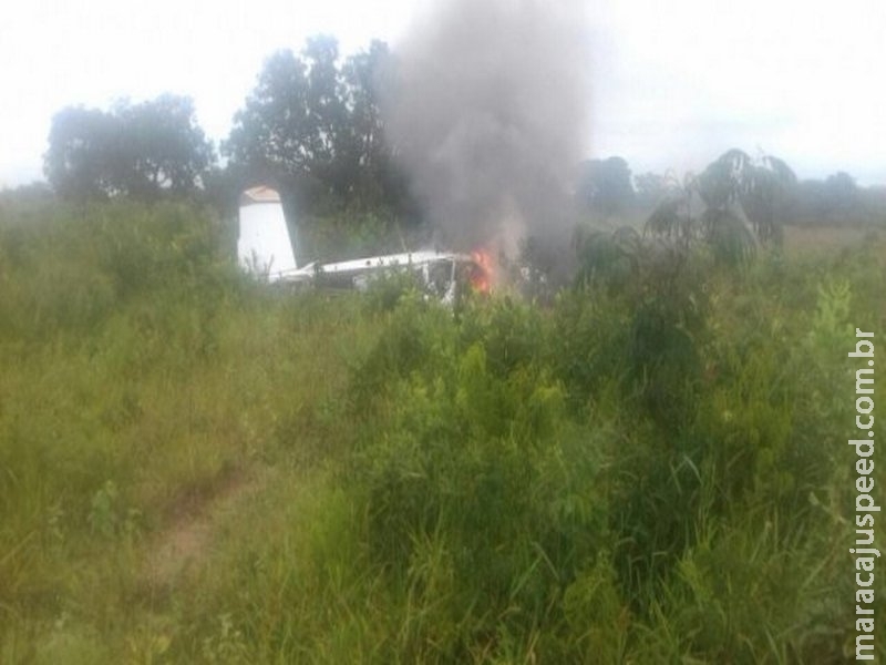 Queda de aeronave deixa pelo menos um morto na área rural