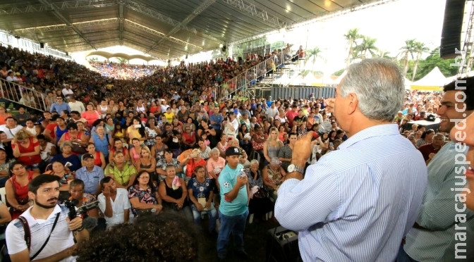 Reinaldo Azambuja anuncia reajuste do Vale Renda em 2018 Reinaldo Azambuja anuncia reajuste do Vale Renda em 2018