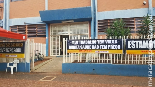 Greve dos Correios não tem previsão para acabar, dizem funcionários em MS Greve dos Correios não tem previsão para acabar, dizem funcionários em MS