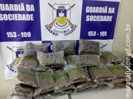 Guarda Municipal apreende "super maconha skank"