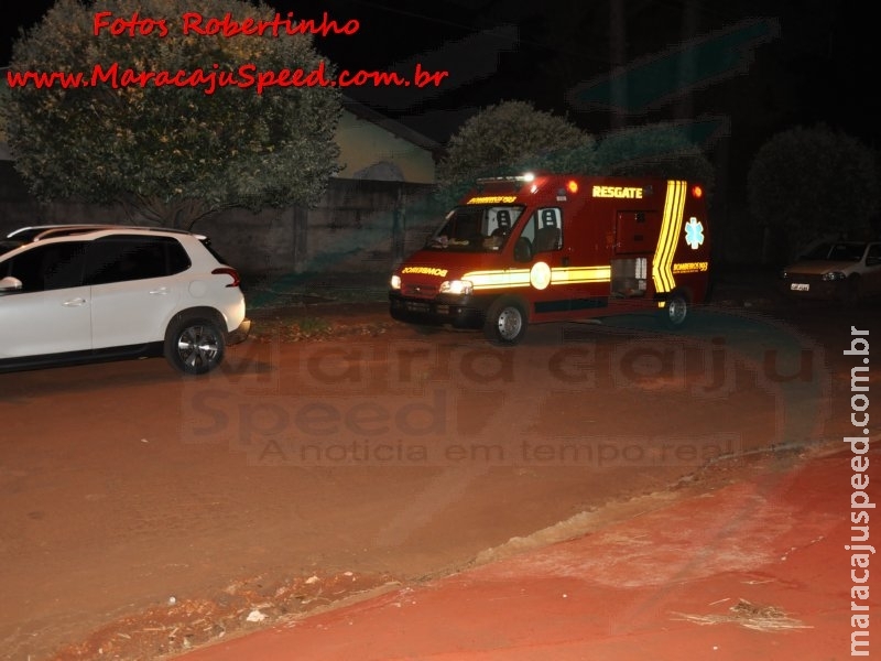 Maracaju: Bombeiros atendem ocorrência de incêndio em residência