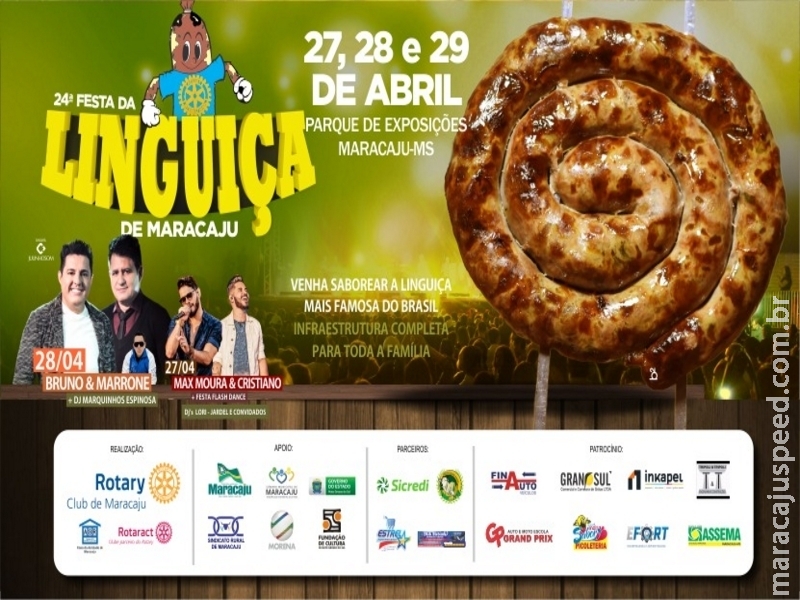 Maracaju: Lançamento oficial da 24ª Festa da Linguiça de Maracaju