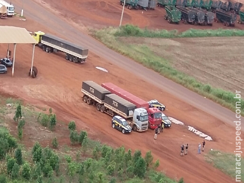 Maracaju: PRF apreende 800 mil maços de cigarros contrabandeados do Paraguai