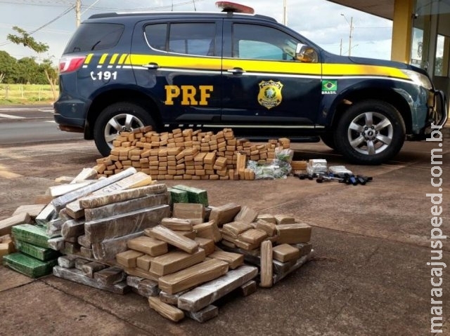 Trio é preso levando droga, pistolas e mais de 2 mil munições para o RJ