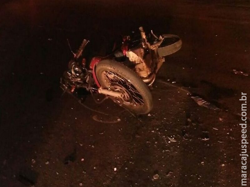 Com três em moto, mãe e filho de dois anos sofrem grave acidente