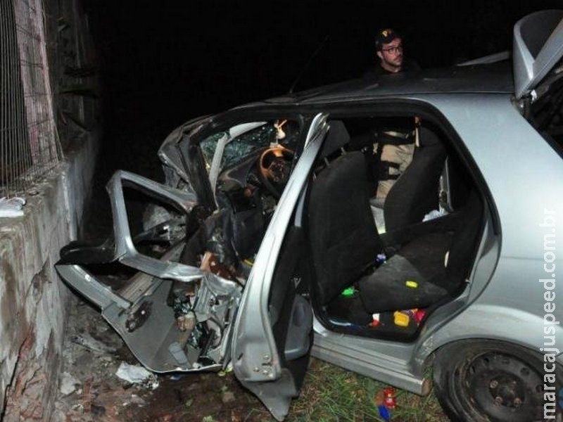 Homem se fere gravemente ao bater em muro de hotel às margens de rodovia