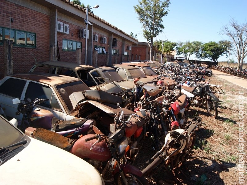 Leilão de 300 carros do Detran-MS recebe lances a partir de quarta