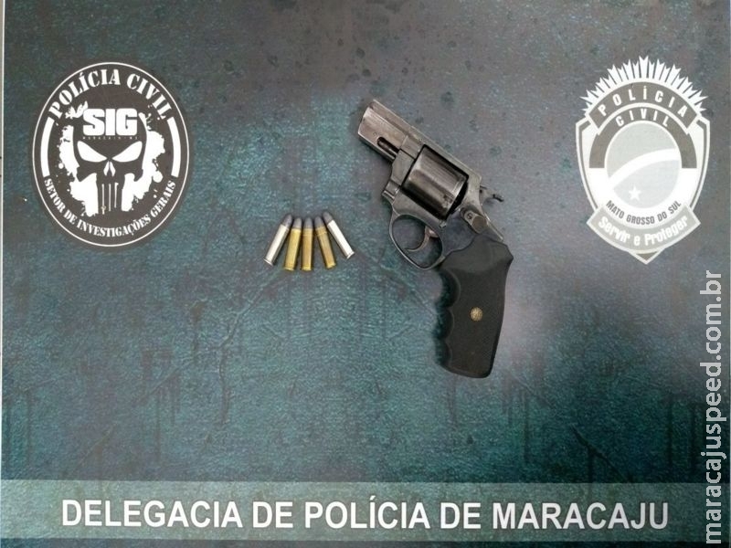 Maracaju: Polícia Civil cumpre mandado de prisão e apreende arma de fogo em estabelecimento do Bairro Paraguai Maracaju: Polícia Civil cumpre mandado de prisão e apreende arma de fogo em estabelecimento do Bairro Paraguai