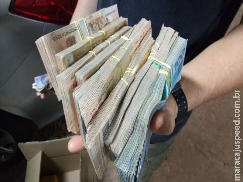 Policial Militar que trabalhou em Maracaju é flagrado com R$ 94 mil escondidos em câmbio de veículo