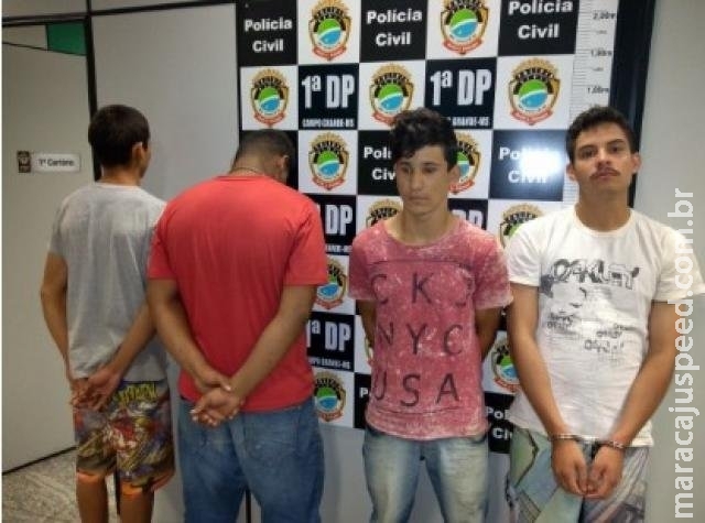 Presa quadrilha que ateou fogo em carro após furto no Rita Vieira Presa quadrilha que ateou fogo em carro após furto no Rita Vieira
