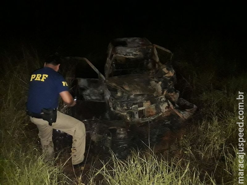 Rio Brilhante: Acidente envolvendo morador de Maracaju, resulta em uma morte e veículos pegam fogo