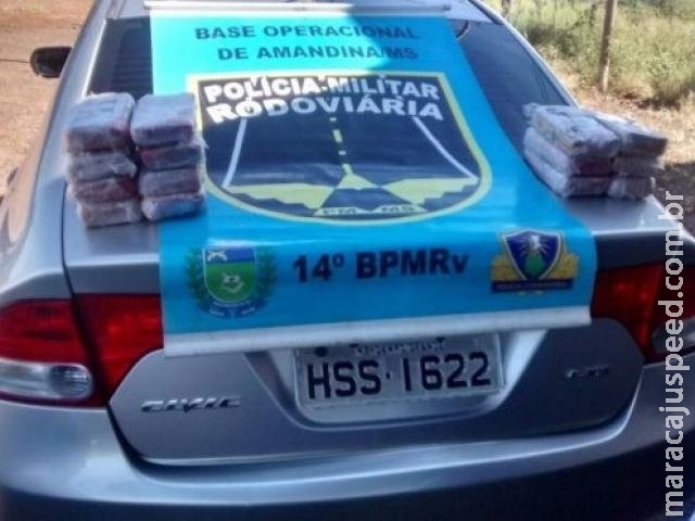 Traficante é preso com 32 quilos de cocaína que seria entregue em SP