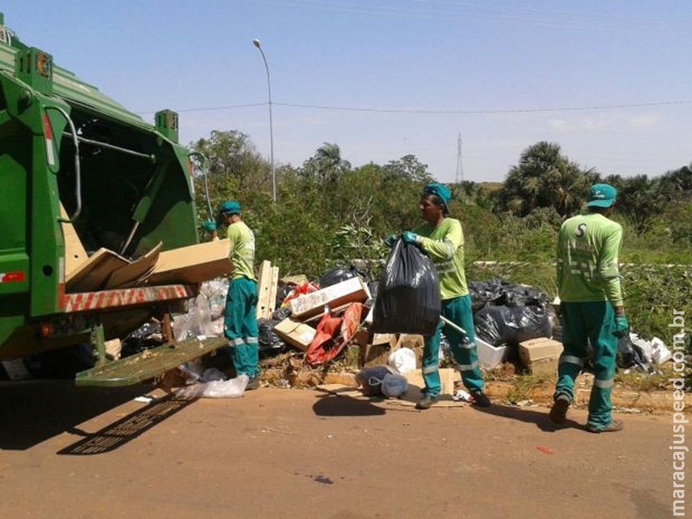 Coleta de lixo em Campo Grande não sofre alterações; decisão pode mudar caso a paralisação continue Coleta de lixo em Campo Grande não sofre alterações; decisão pode mudar caso a paralisação continue