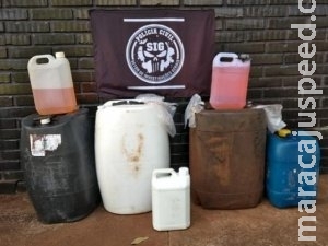 Comerciante é preso por estocar e vender gasolina em lava-rápido
