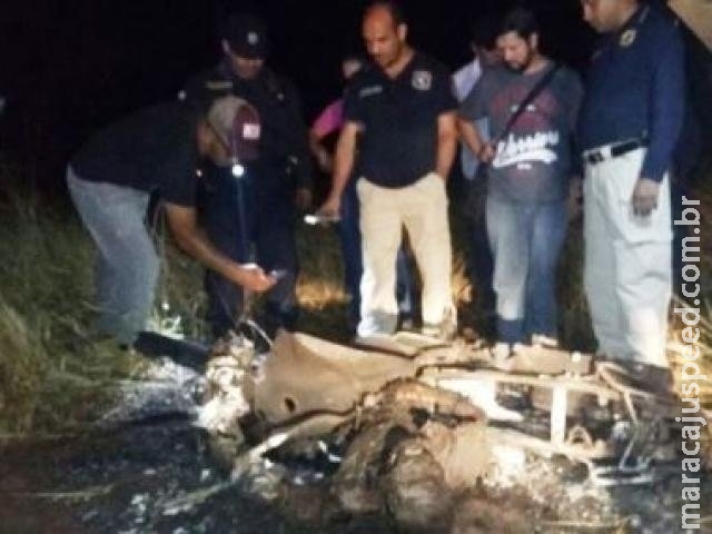 Corpo encontrado queimado na fronteira é de brasileiro de 53 anos