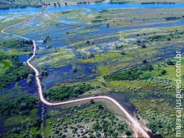 Estrada integra região isolada do Pantanal e fortalece setor produtivo Estrada integra região isolada do Pantanal e fortalece setor produtivo